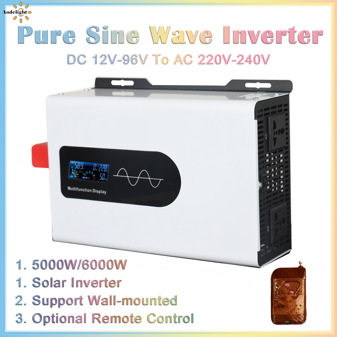 Inversor de onda senoidal pura - Off Grid Solar Inverter 48V 6000W avaliação e preço
