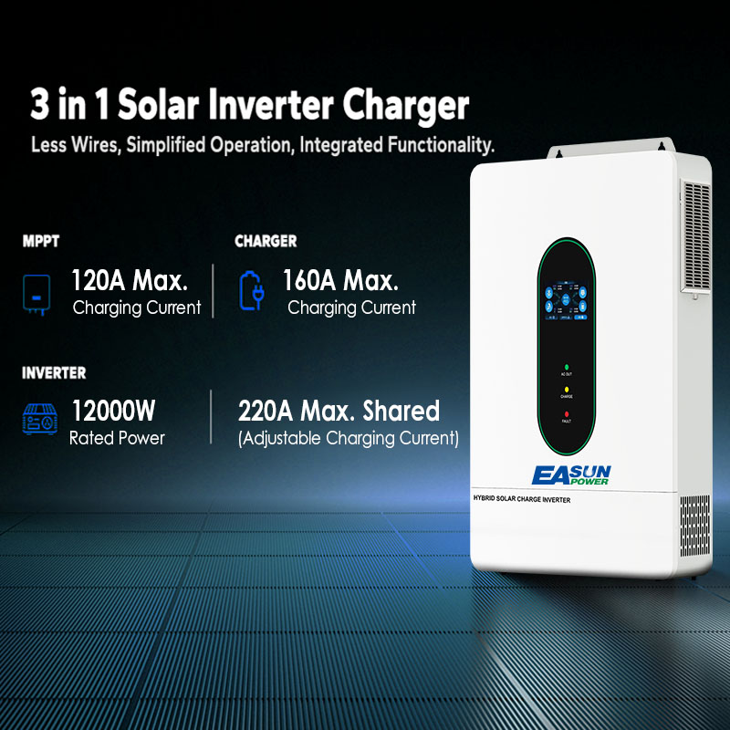 Inversor Solar Híbrido EASUN P - Grid Tie Inverter Limiter 2000W avaliação e preço
