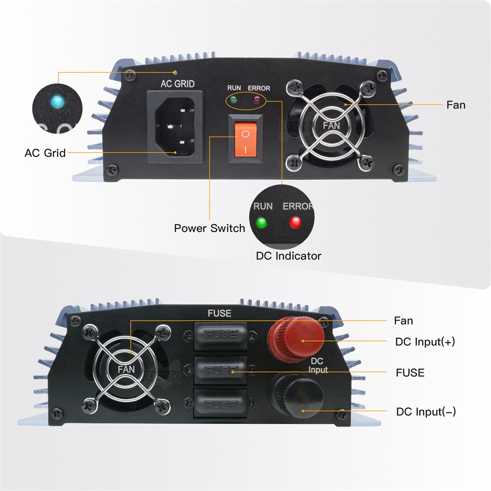 Inversor de onda senoidal pura - Micro Inverter 1400W Solar Grid Tie avaliação e preço